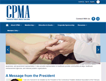Tablet Screenshot of cpma.org
